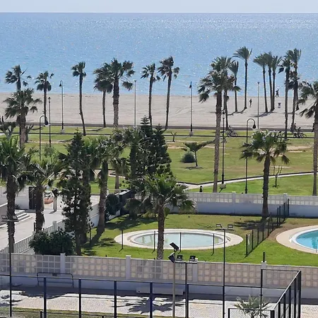 Apartment Sybarix Beach: 1ª Linea De Playa Roquetas de Mar